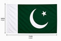 Pakistan Flag 4.9 ft × 7.3 ft – Premium Polyester Green & White National Flag for 14 August & Outdoor Use