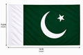 Pakistan Flag 7.2 ft × 13 ft – Premium Polyester Green & White National Flag for 14 August & Outdoor Use